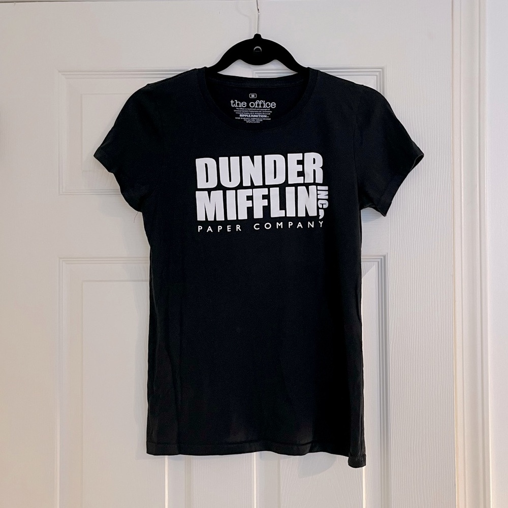 Black Dunder Mifflin Inc Paper Company T-shirt (The Office merchandise)